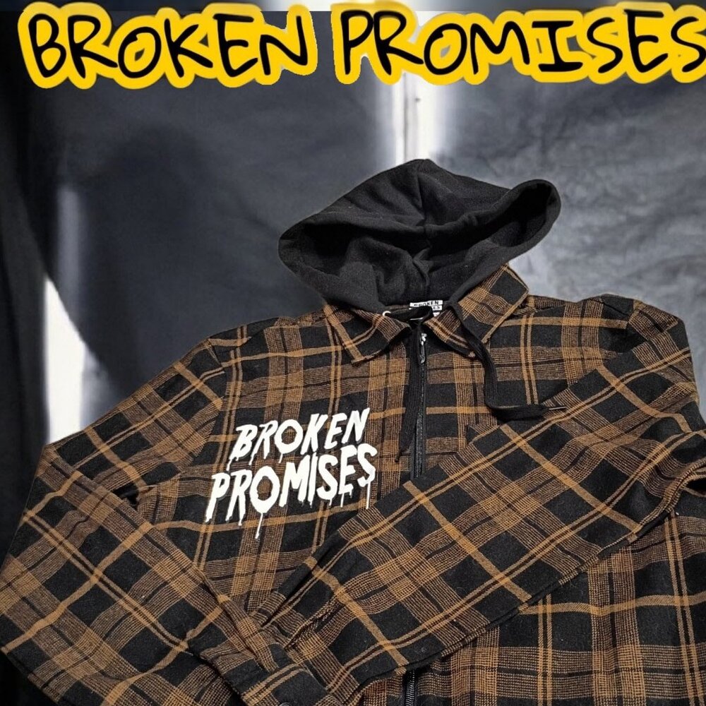 BROKEN PROMISES brand hoodie NWT